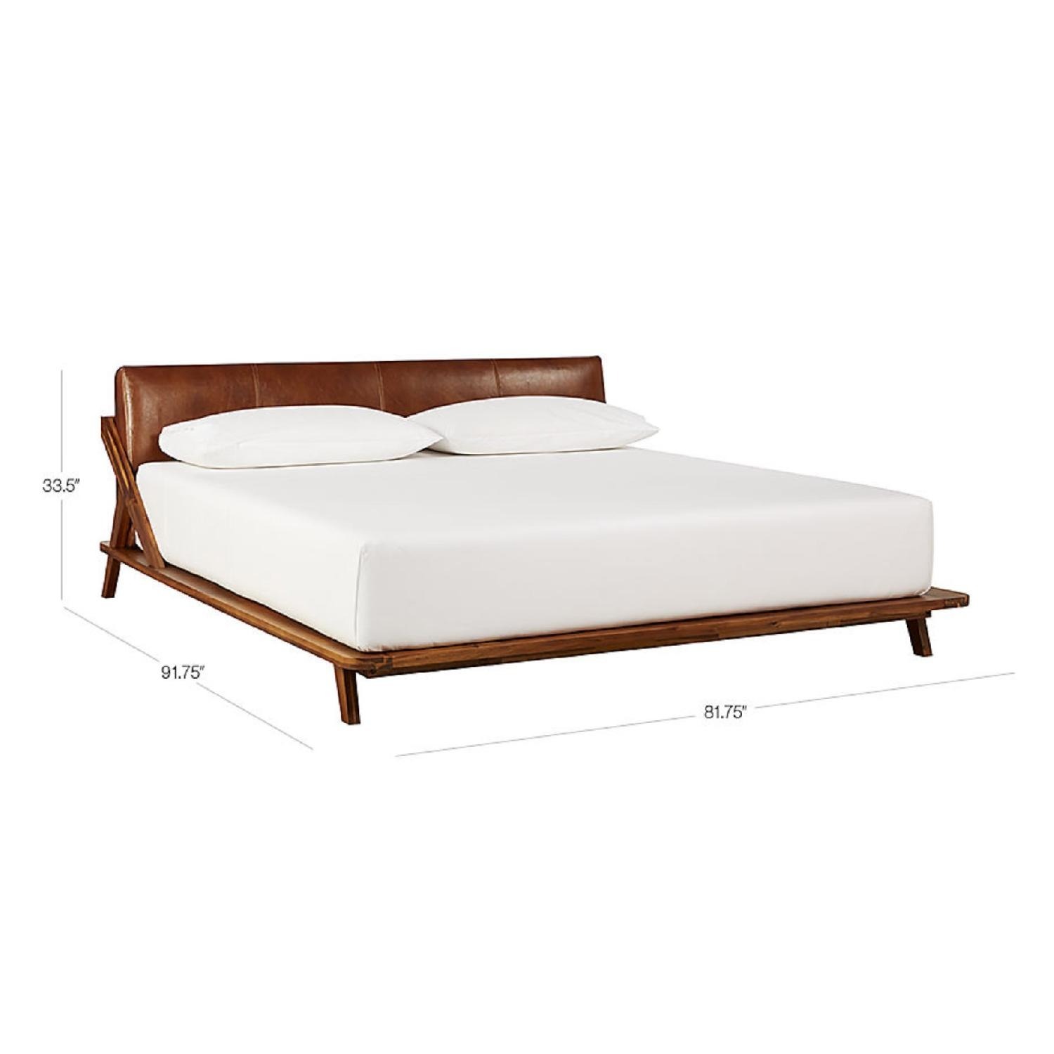 CB2 Drommen Acacia Wood King Bed - image-4