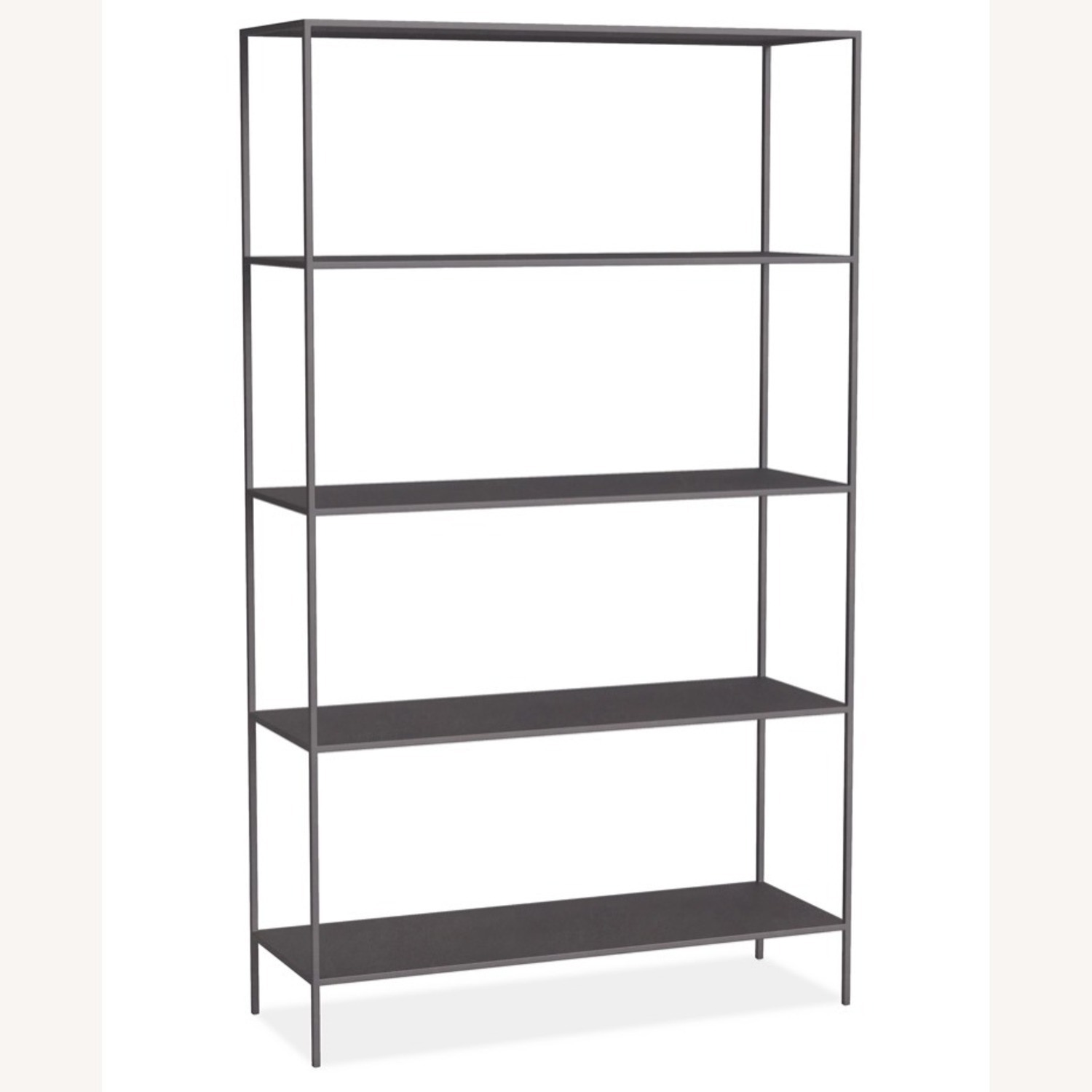 Room & Board Slim Bookcase in Natural Steel - image-1