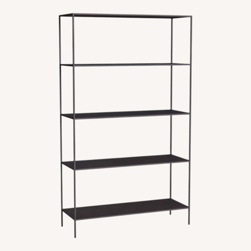 Used Room & Board Slim Bookcase in Natural Steel for sale on AptDeco