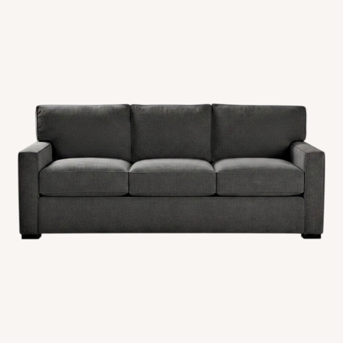 Used Macy's Dark Gray Fabric Sofa for sale on AptDeco