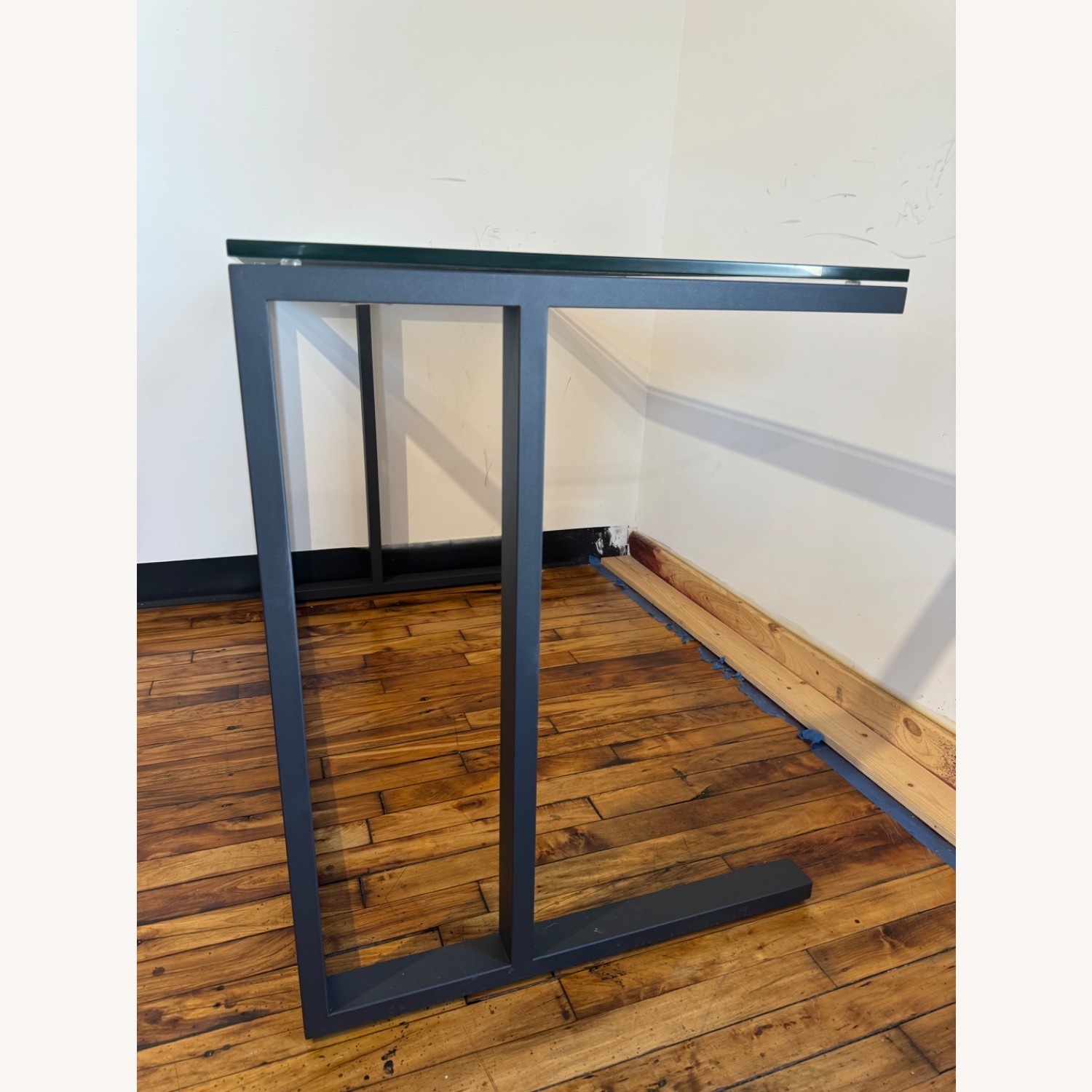 Crate & Barrel Pilsen Graphite Desk - image-7