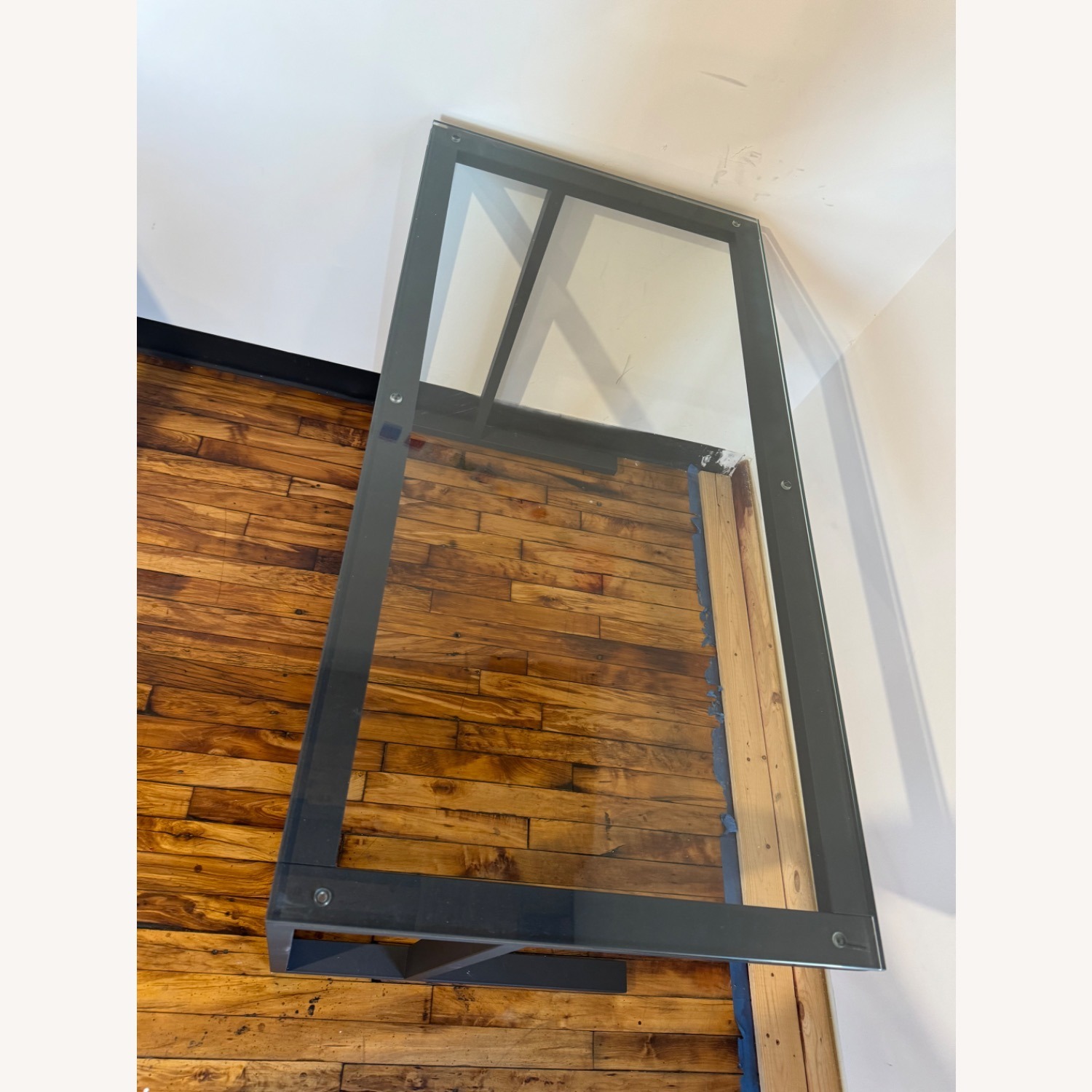 Crate & Barrel Pilsen Graphite Desk - image-8