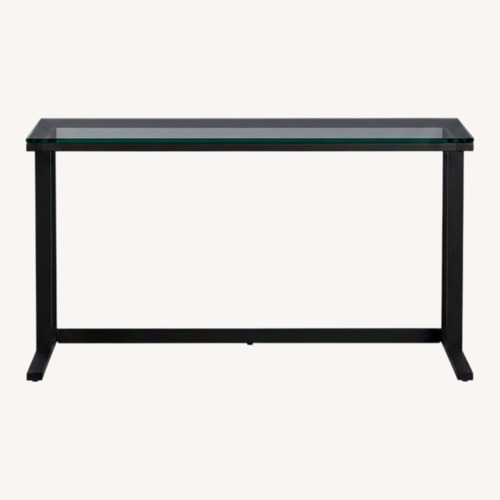Used Crate & Barrel Pilsen Graphite Desk for sale on AptDeco
