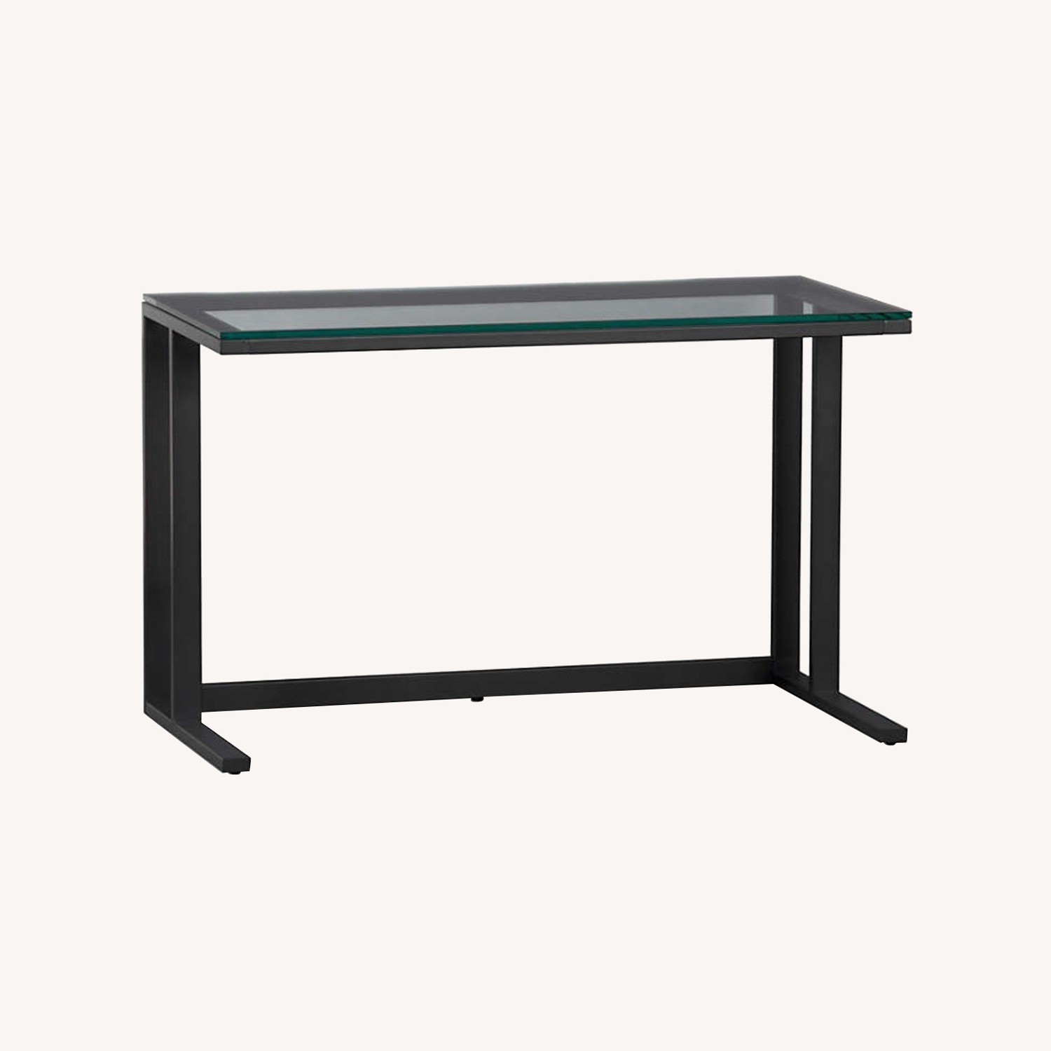 Crate & Barrel Pilsen Graphite Desk - image-5