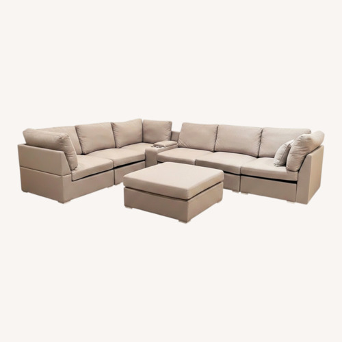Used Natural Fabric 3+ Piece Sectional for sale on AptDeco