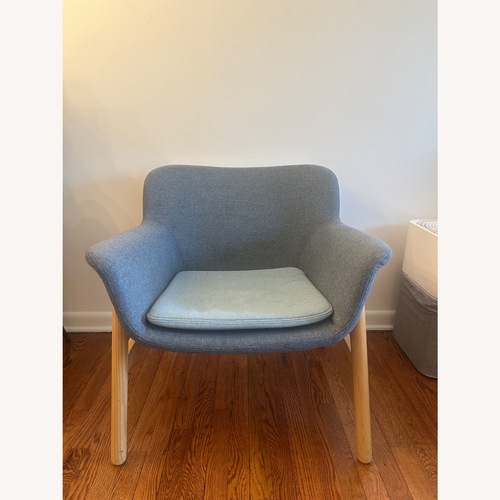 Used IKEA VEDBO Armchair Gunnared Blue for sale on AptDeco