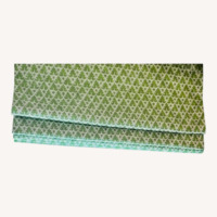 Custom Made Quadrille Roman Shades