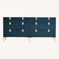 Anthropologie Ingram Blue Dresser