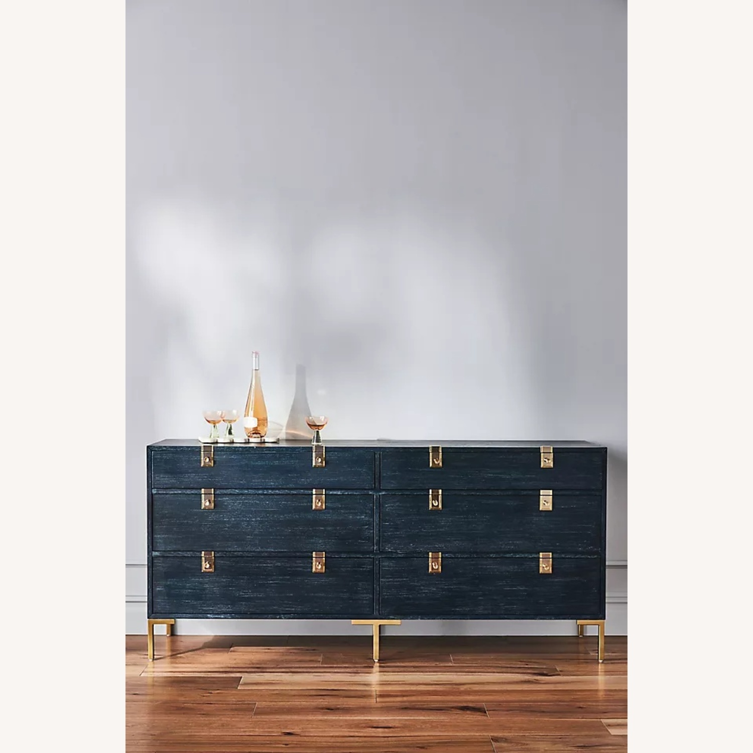 Anthropologie Ingram Blue Dresser - image-19
