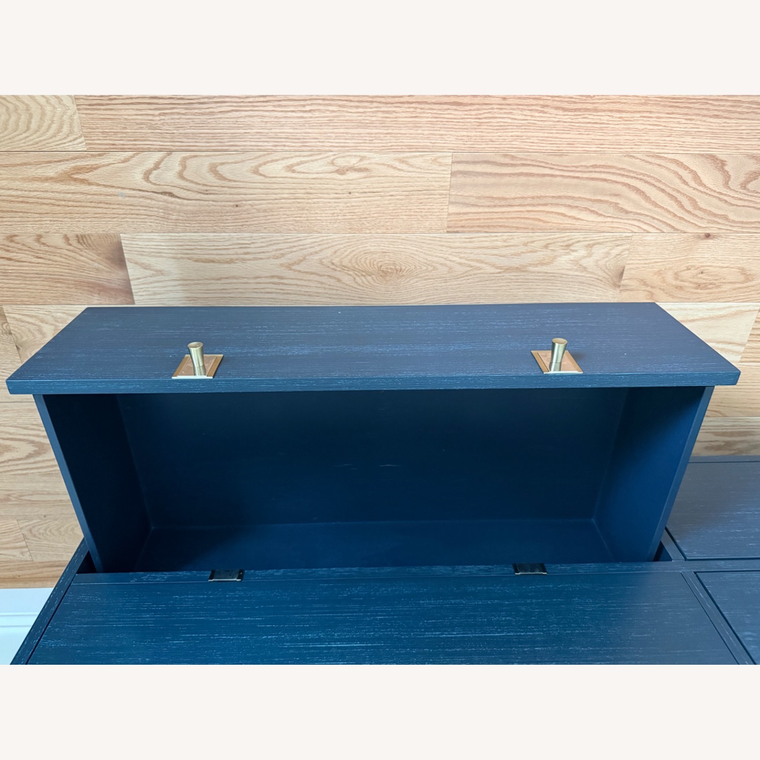 Anthropologie Ingram Blue Dresser - image-9