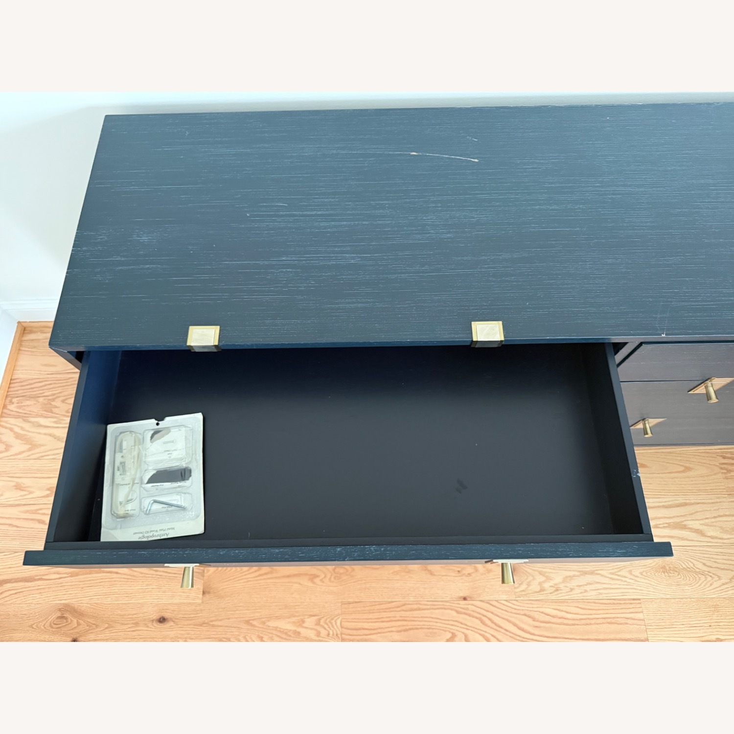 Anthropologie Ingram Blue Dresser - image-10