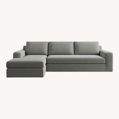 Used Pottery Barn Big Sur Light Gray 2 Piece Sectional for sale on AptDeco