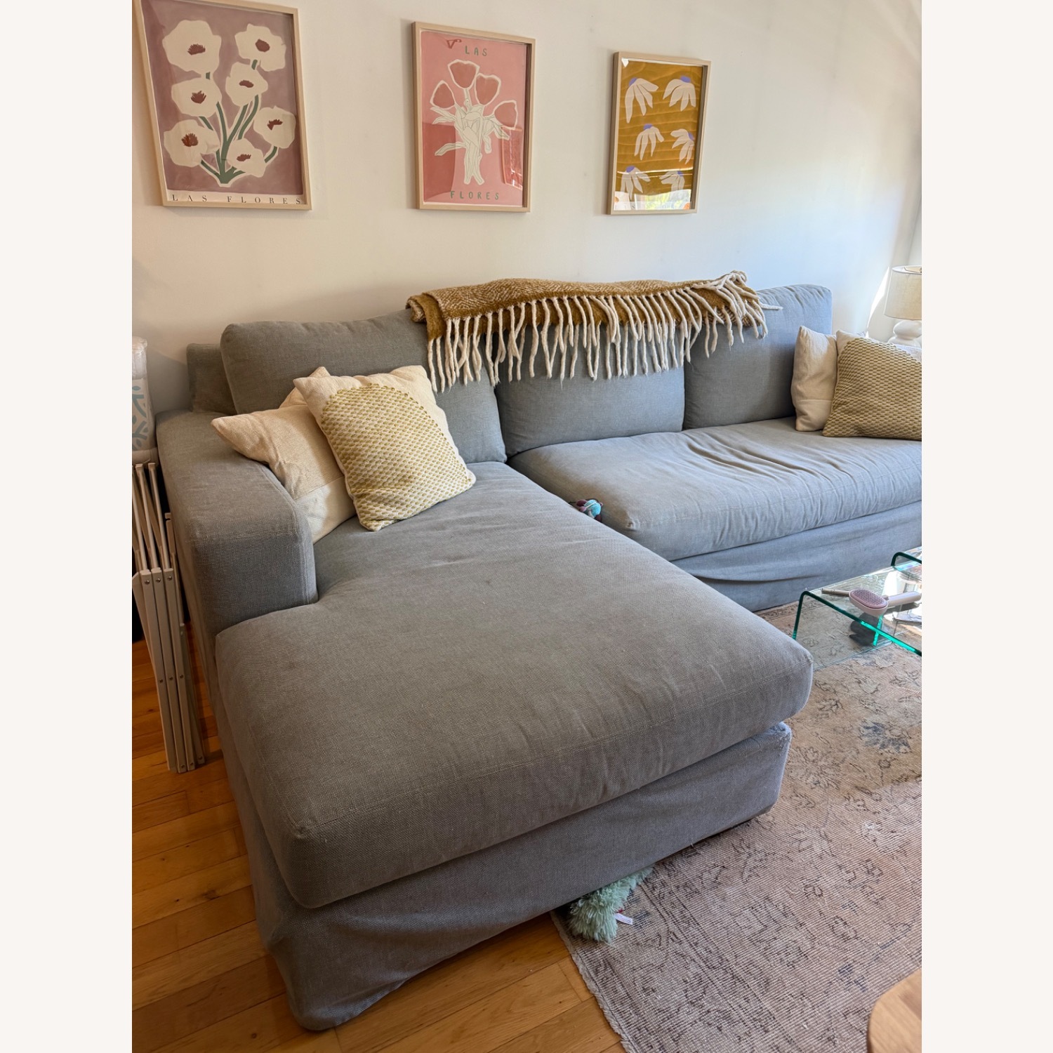 Pottery Barn Big Sur Light Gray 2 Piece Sectional - image-1