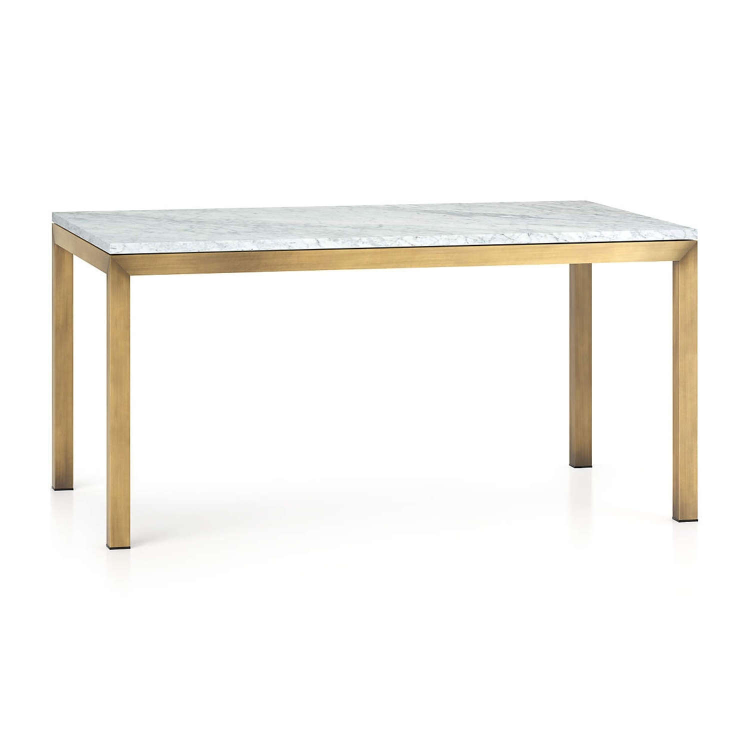 Crate & Barrel Marble Dining Table - image-4
