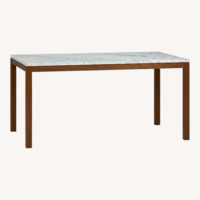 Crate & Barrel Marble Dining Table