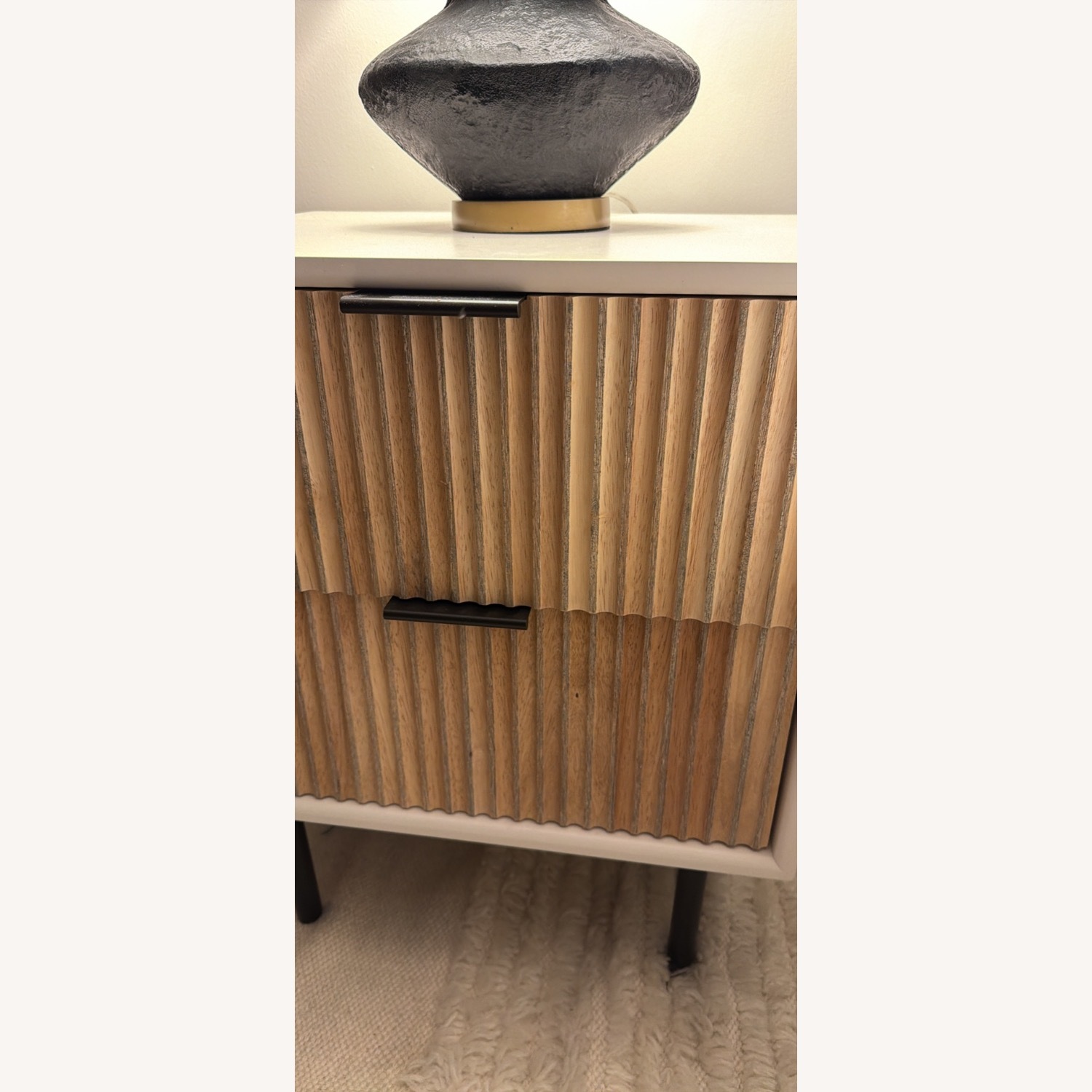 West Elm Quinn Natural Wood Nightstands - image-3