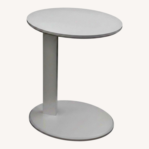 Used Wayfair White Wood Side Table for sale on AptDeco