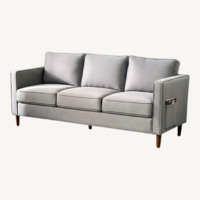 Wayfair Light Gray Fabric 3+ Seater Sofa