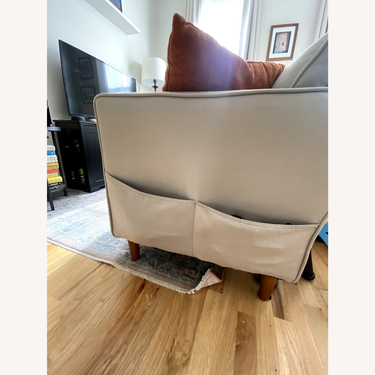 Wayfair Light Gray Fabric 3+ Seater Sofa - image-3