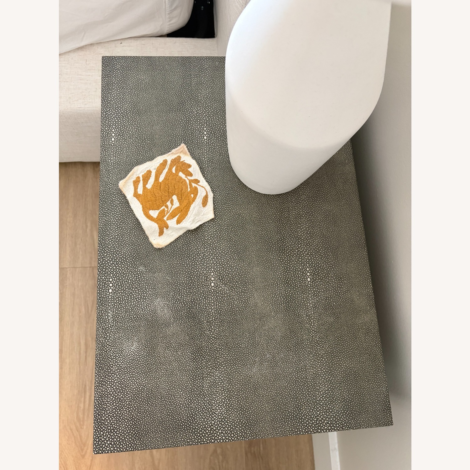 CB2 Shagreen 24" 2-Drawer Nightstand - image-5