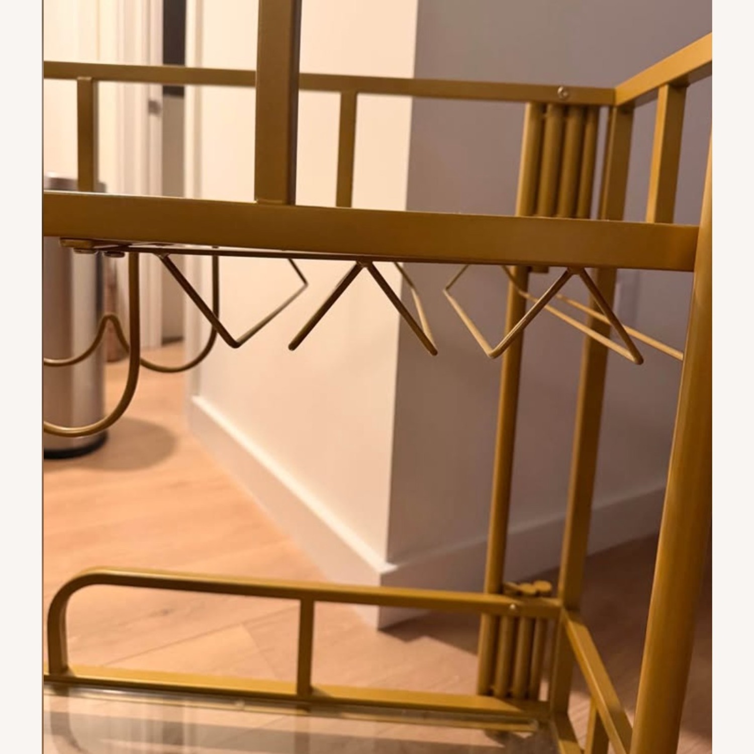 Wayfair Gold Bar Cart - image-2