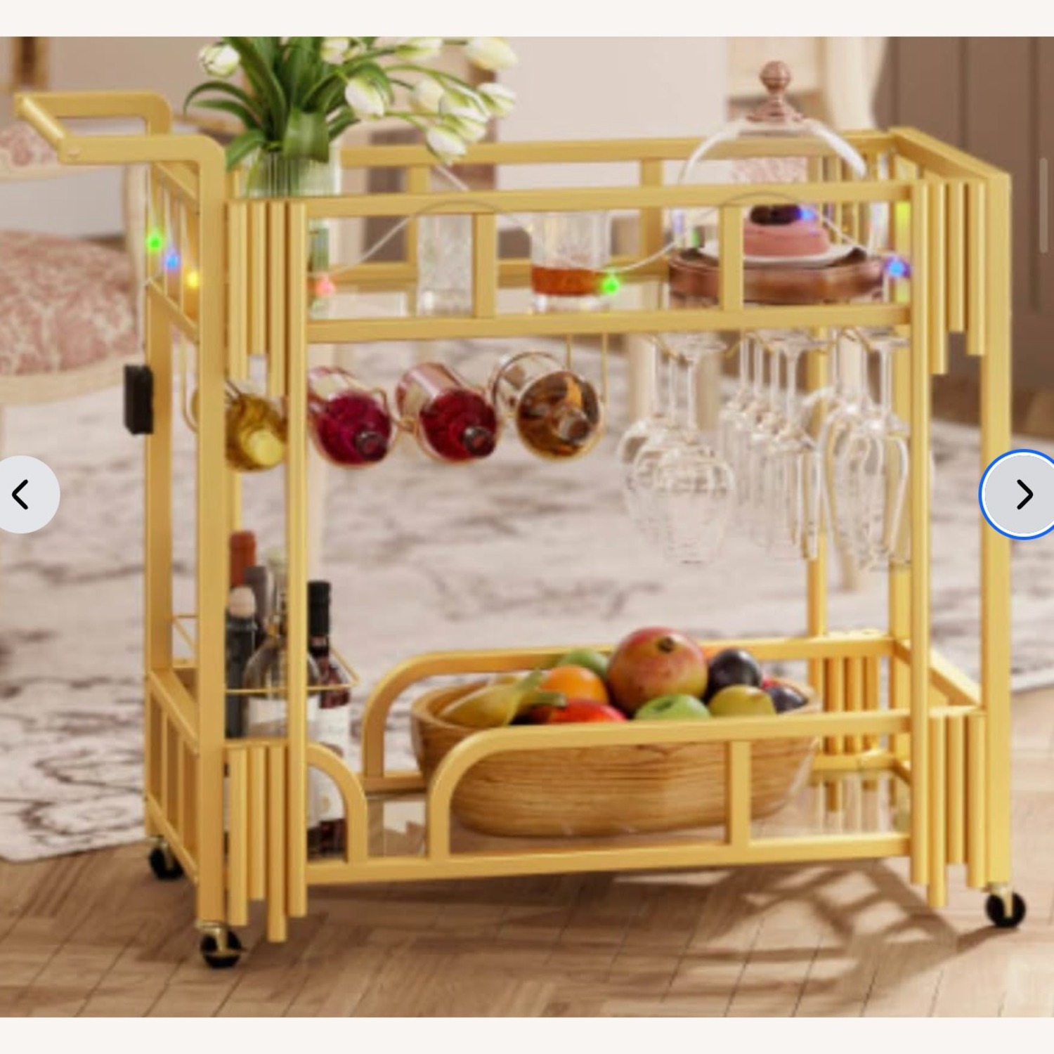 Wayfair Gold Bar Cart - image-6