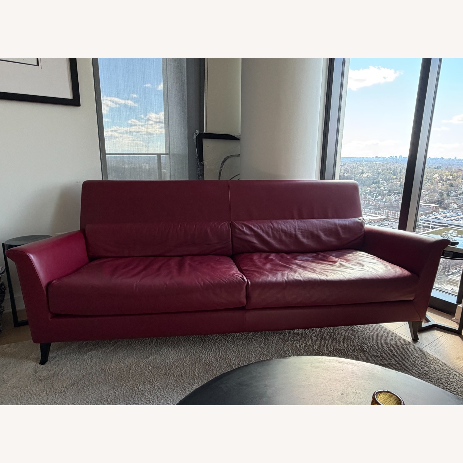 Poltrona Frau Leather Sofa  - image-1