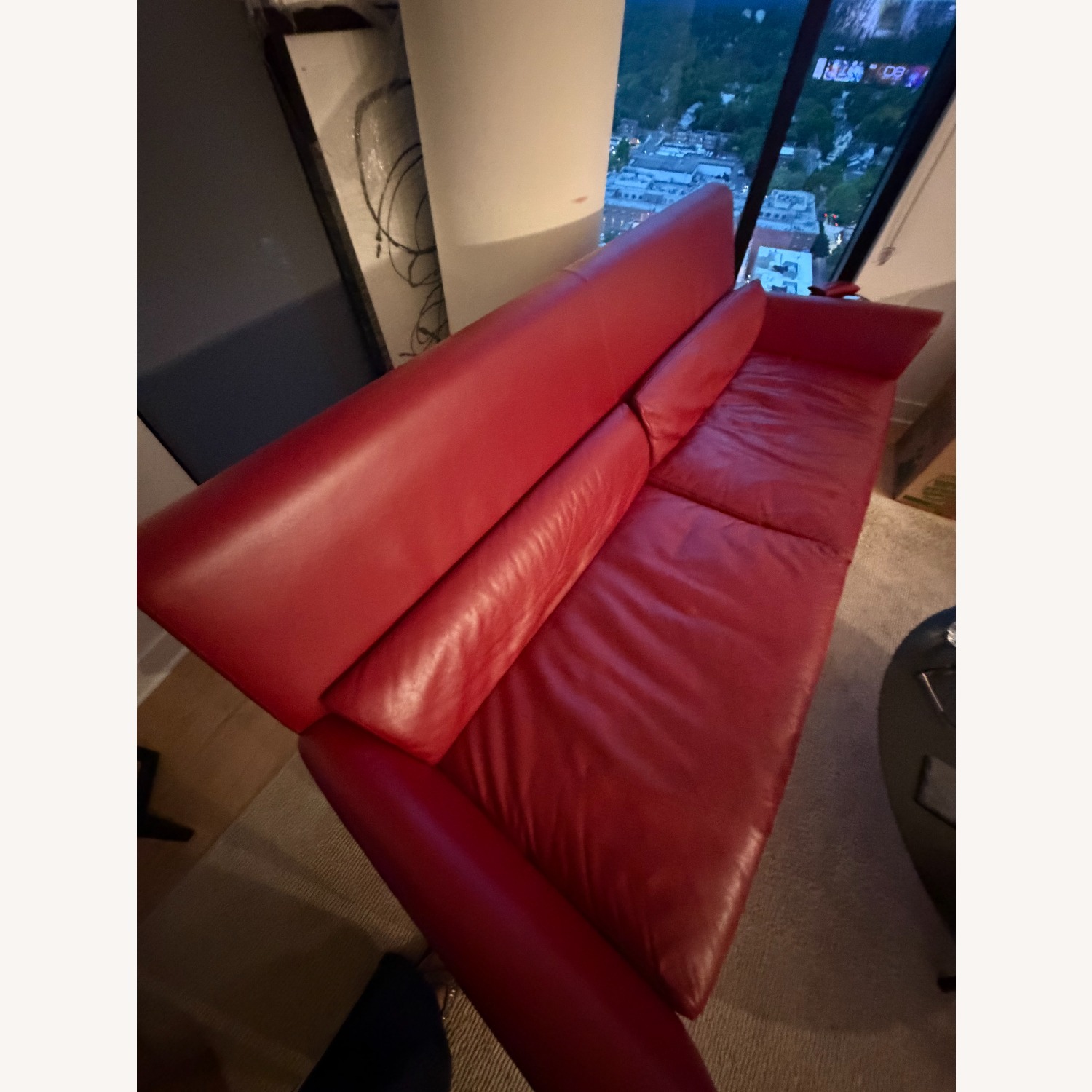 Poltrona Frau Leather Sofa  - image-2