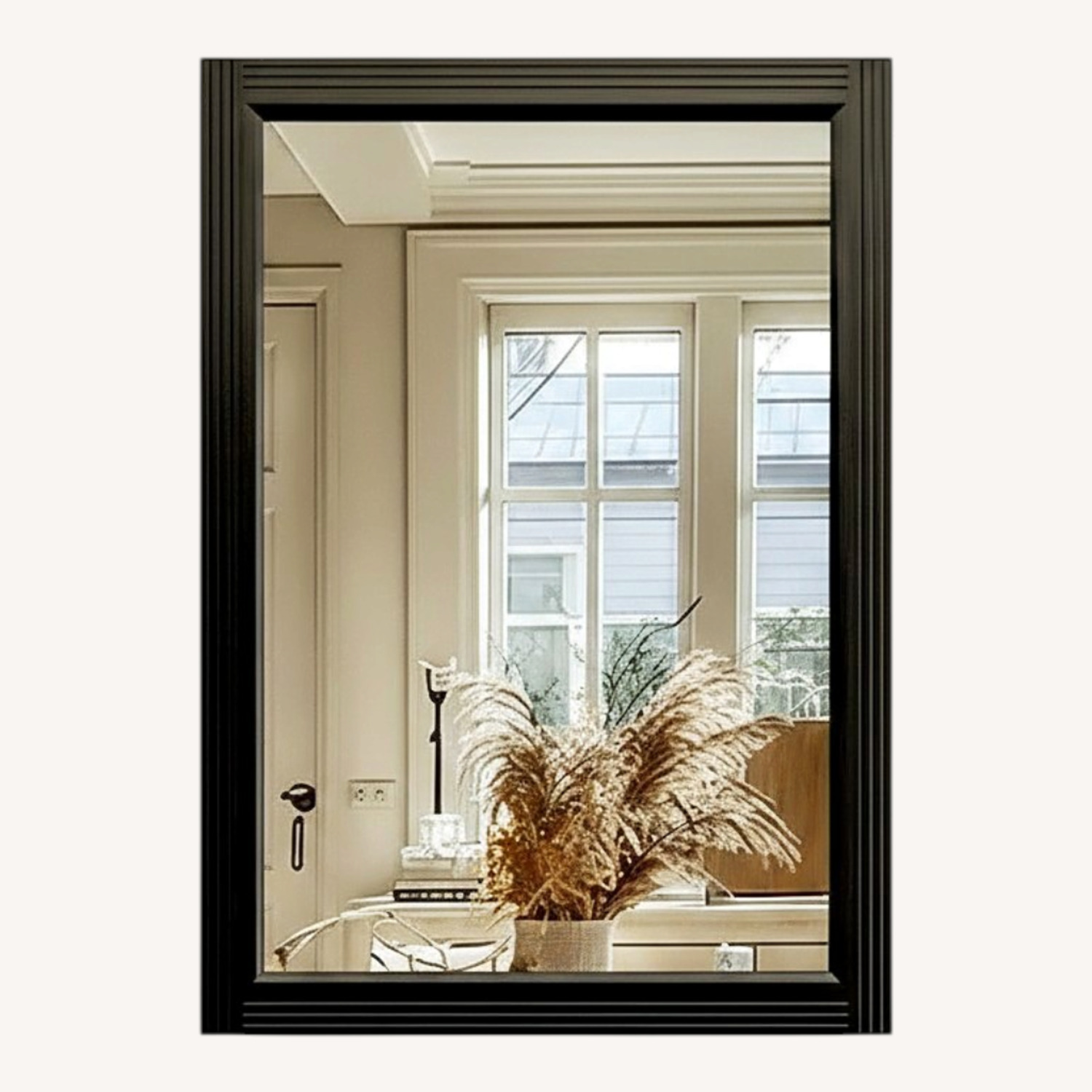 Wayfair Dark Brown Wood Wall Mirror - image-5