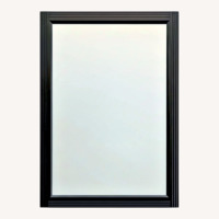 Wayfair Dark Brown Wood Wall Mirror