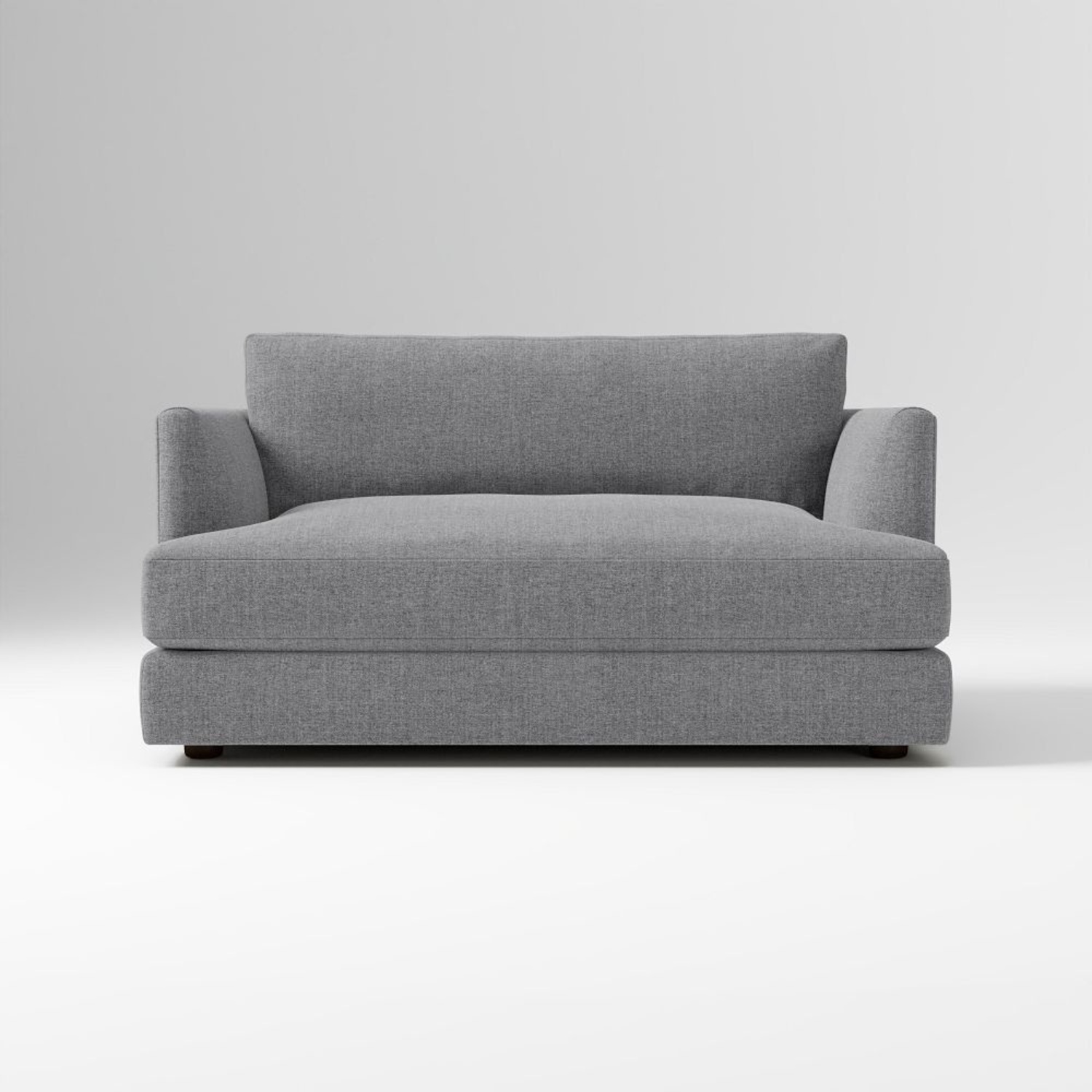 West Elm Haven Dark Gray Velvet Sleeper Sofa - image-8