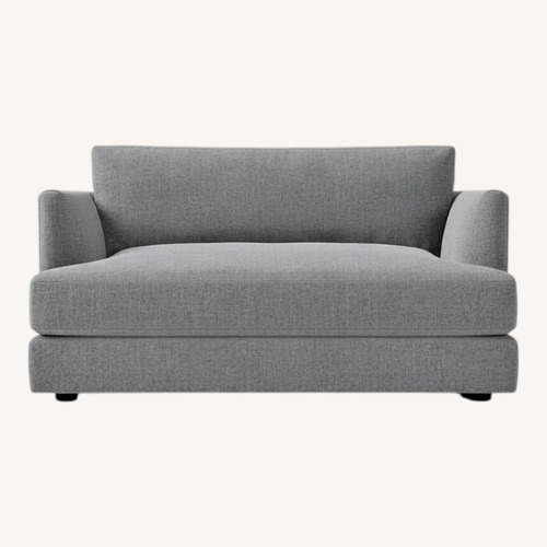Used West Elm Haven Dark Gray Velvet Sleeper Sofa for sale on AptDeco