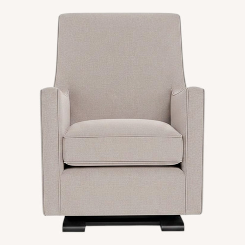 Used Monte Design Luca Light Gray Fabric Nursing Chair for sale on AptDeco