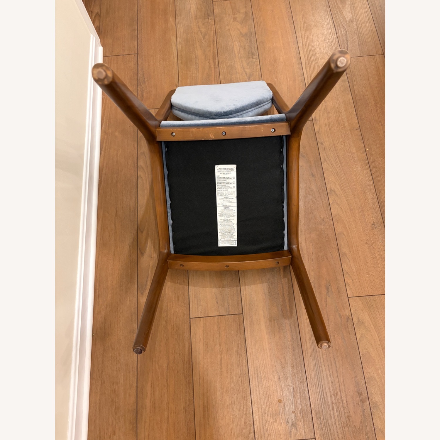 Hammer Fine Furniture Blue Dining Chairs - image-5