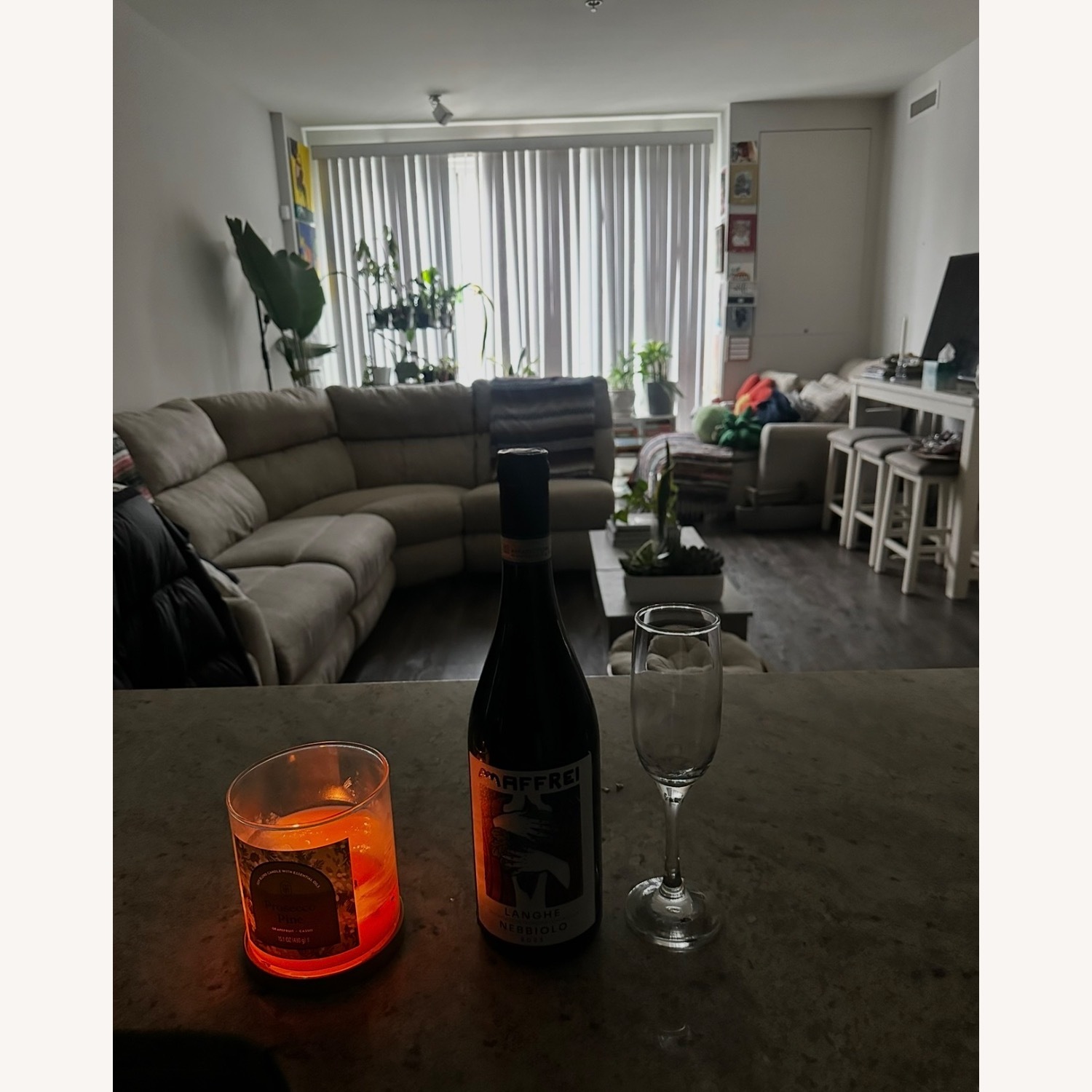 Bob's Discount Furniture Everest Light Gray 136'' Power Reclining 7 Piece Sectional  - image-2