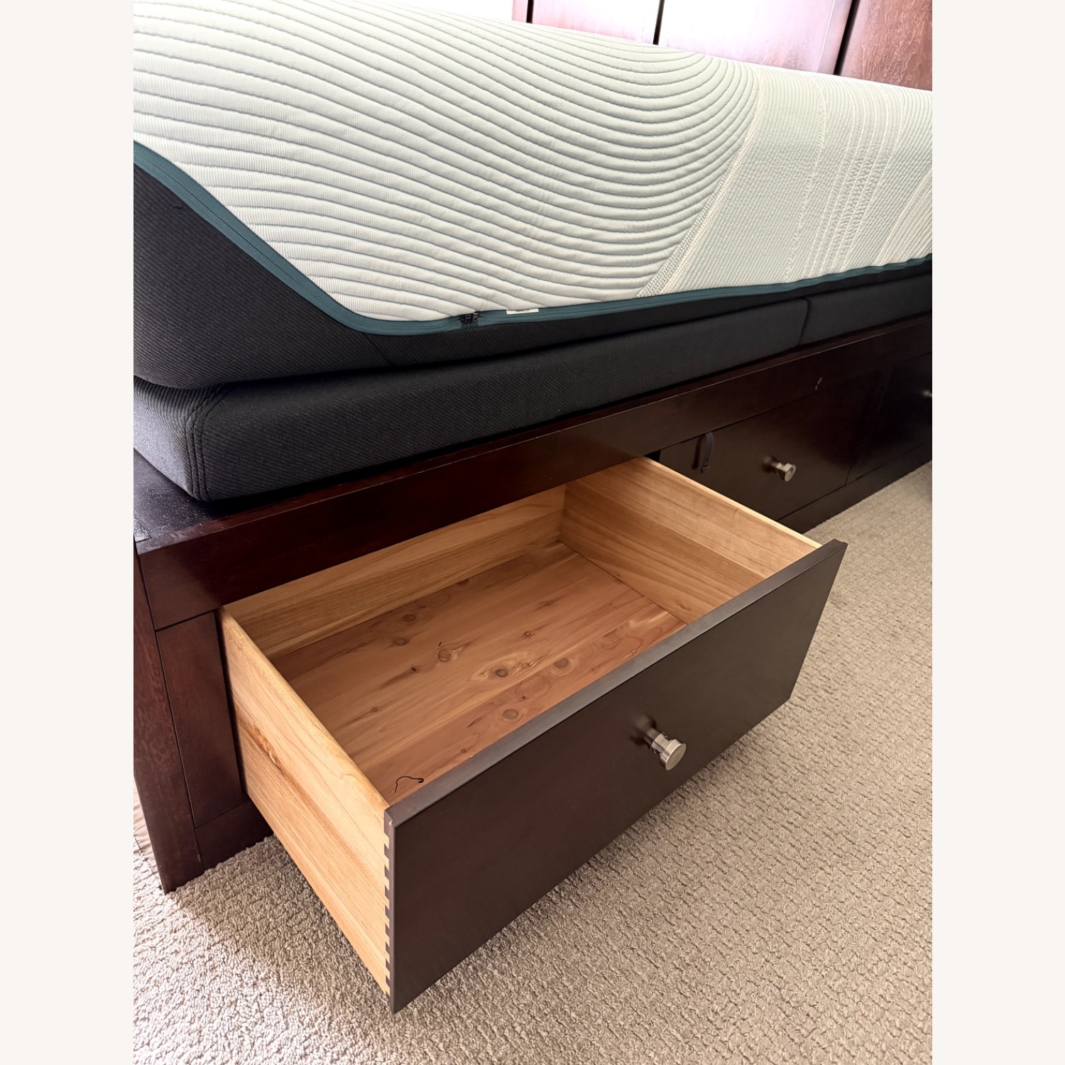 Bassett King Bed w Bottom Storage - image-6