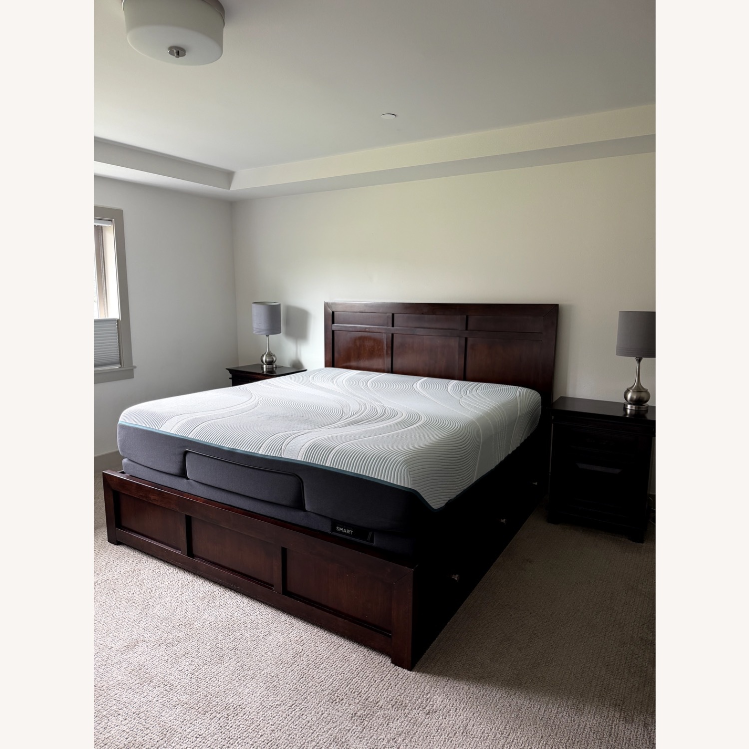 Bassett King Bed w Bottom Storage - image-2