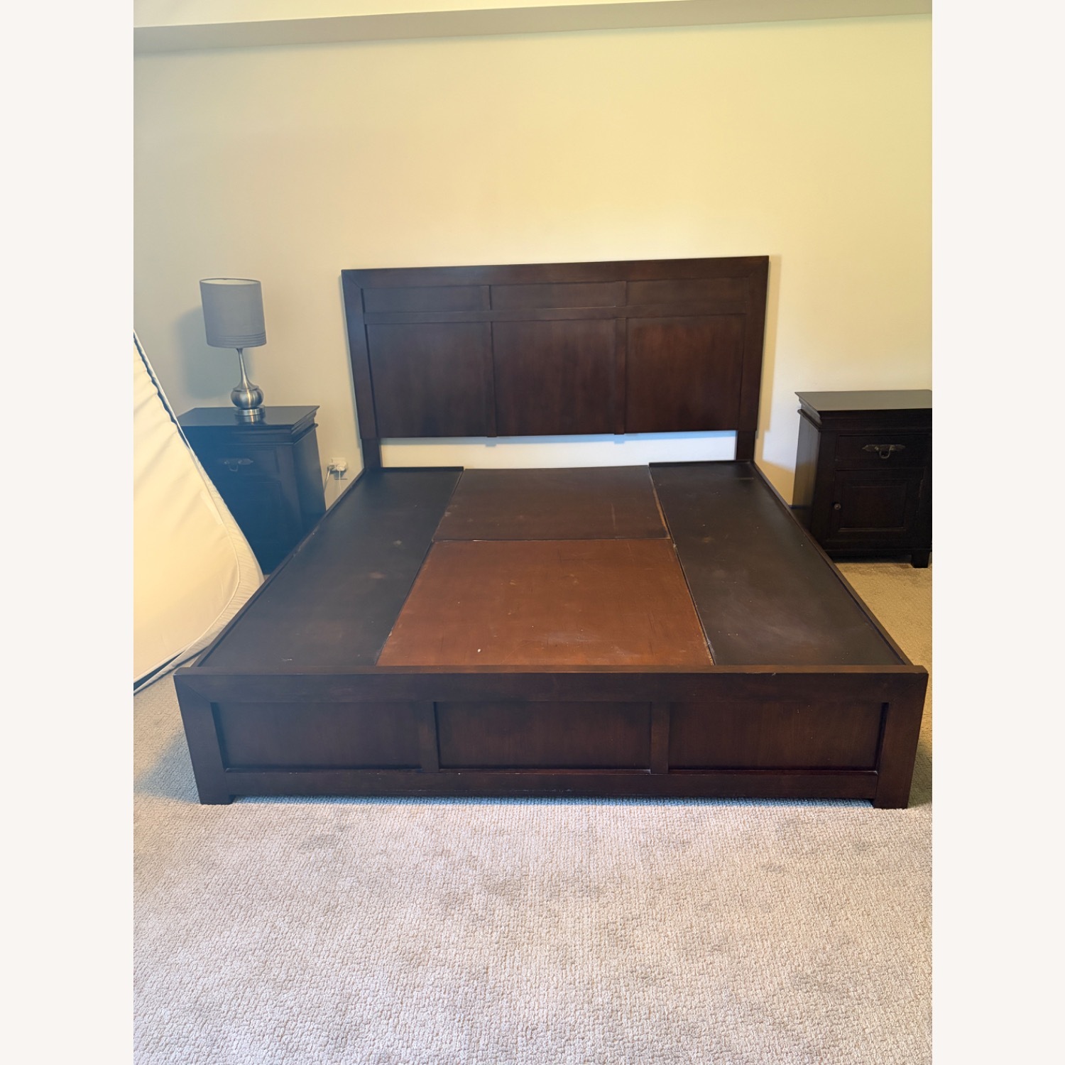 Bassett King Bed w Bottom Storage - image-1