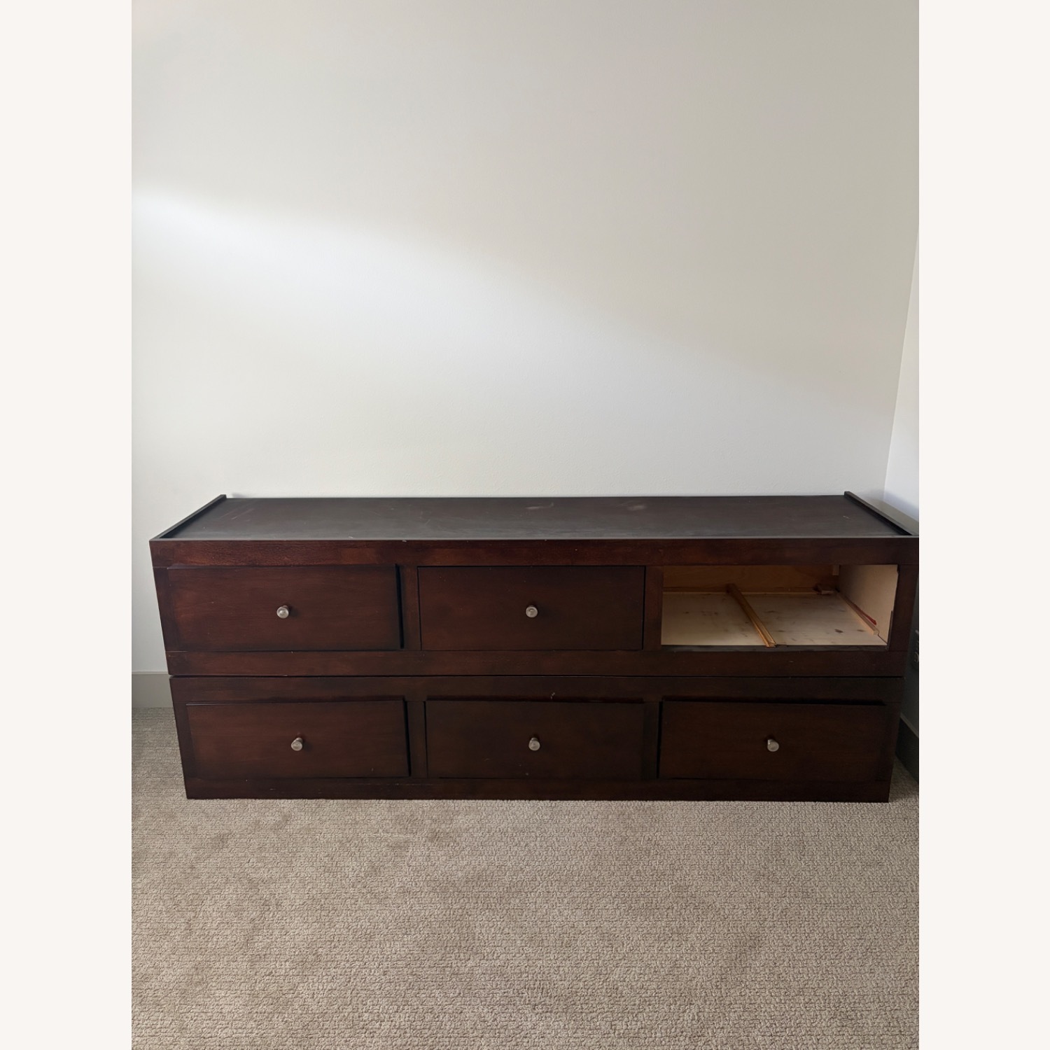 Bassett King Bed w Bottom Storage - image-3