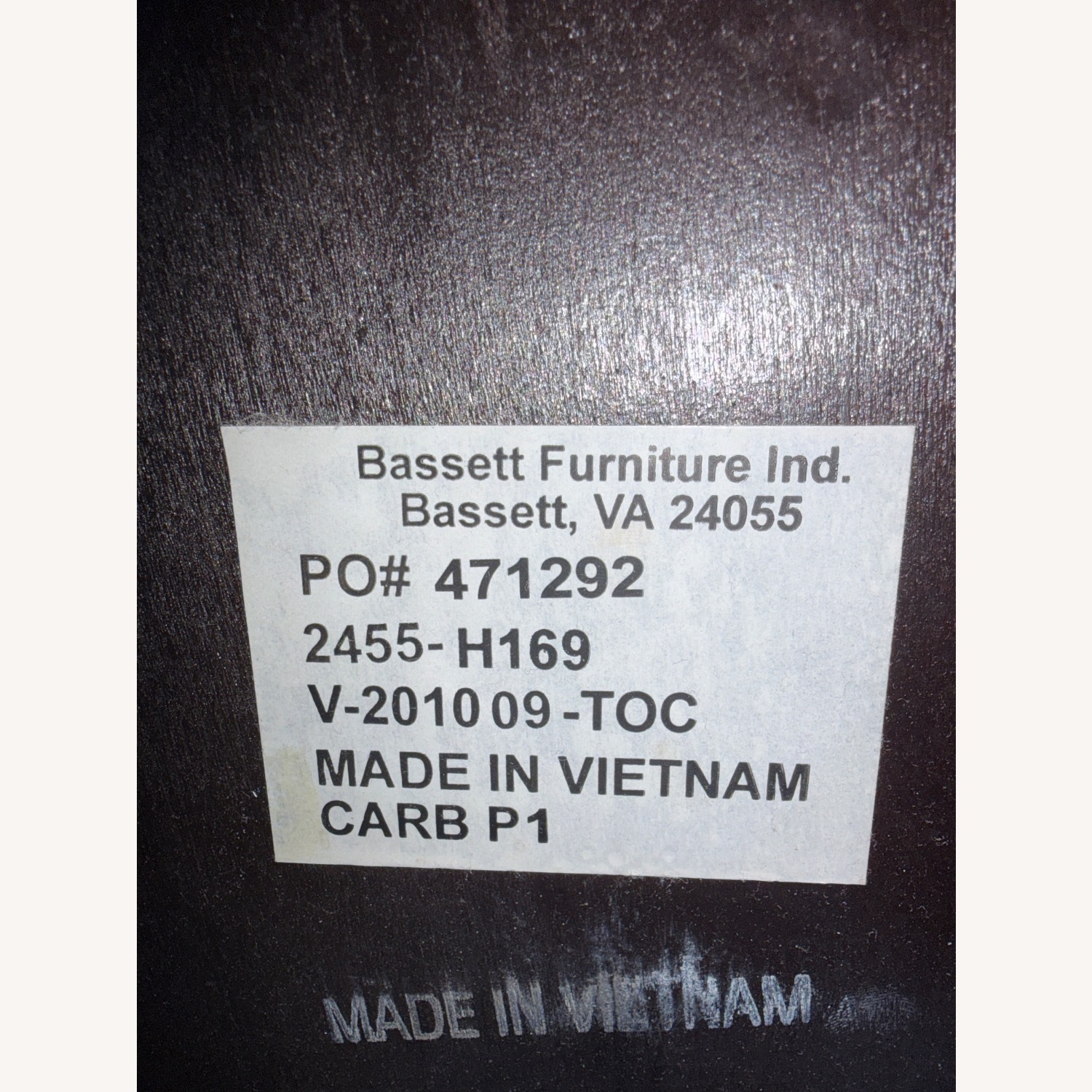 Bassett King Bed w Bottom Storage - image-8