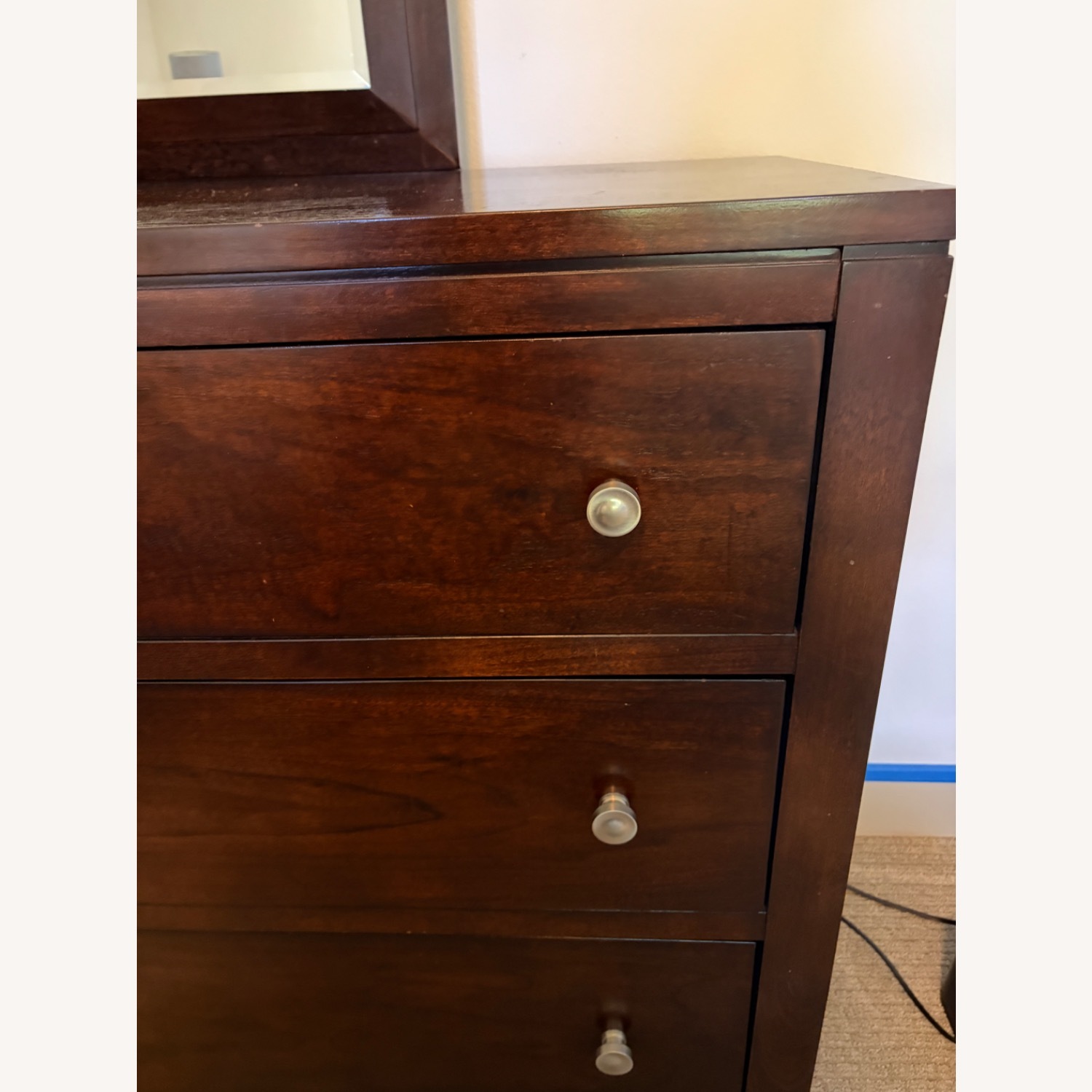 Bassett Dark Brown Wood Dresser - image-3