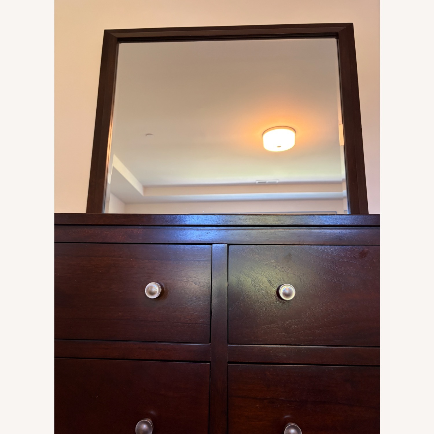 Bassett Dark Brown Wood Dresser - image-6