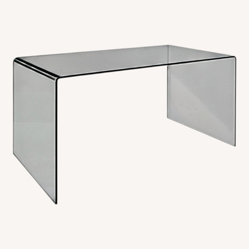 Used AllModern Natural Glass Desk for sale on AptDeco