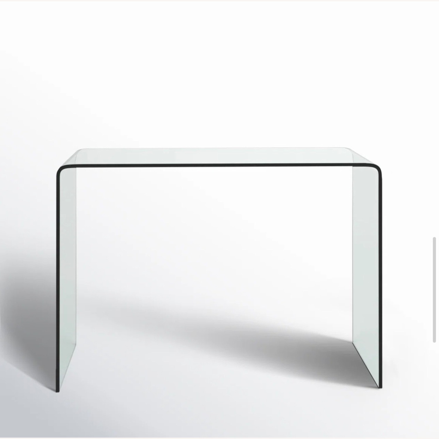 AllModern Natural Glass Desk - image-8