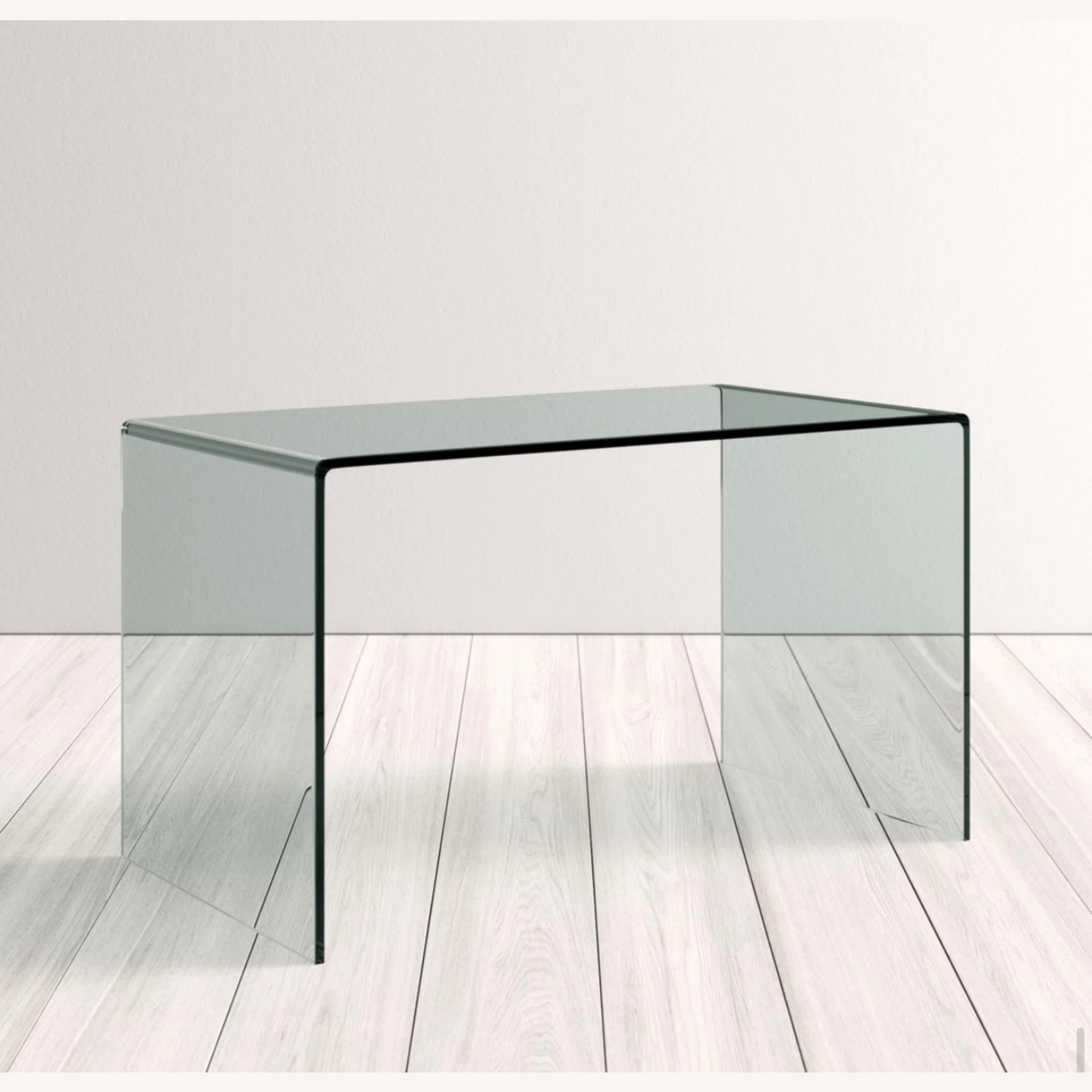 AllModern Natural Glass Desk - image-2