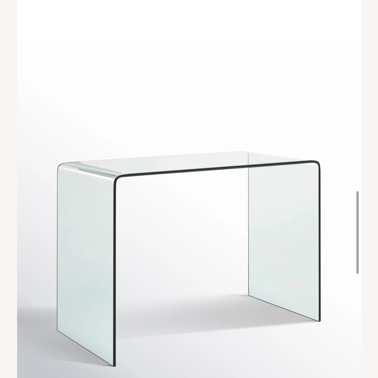 AllModern Natural Glass Desk - image-9