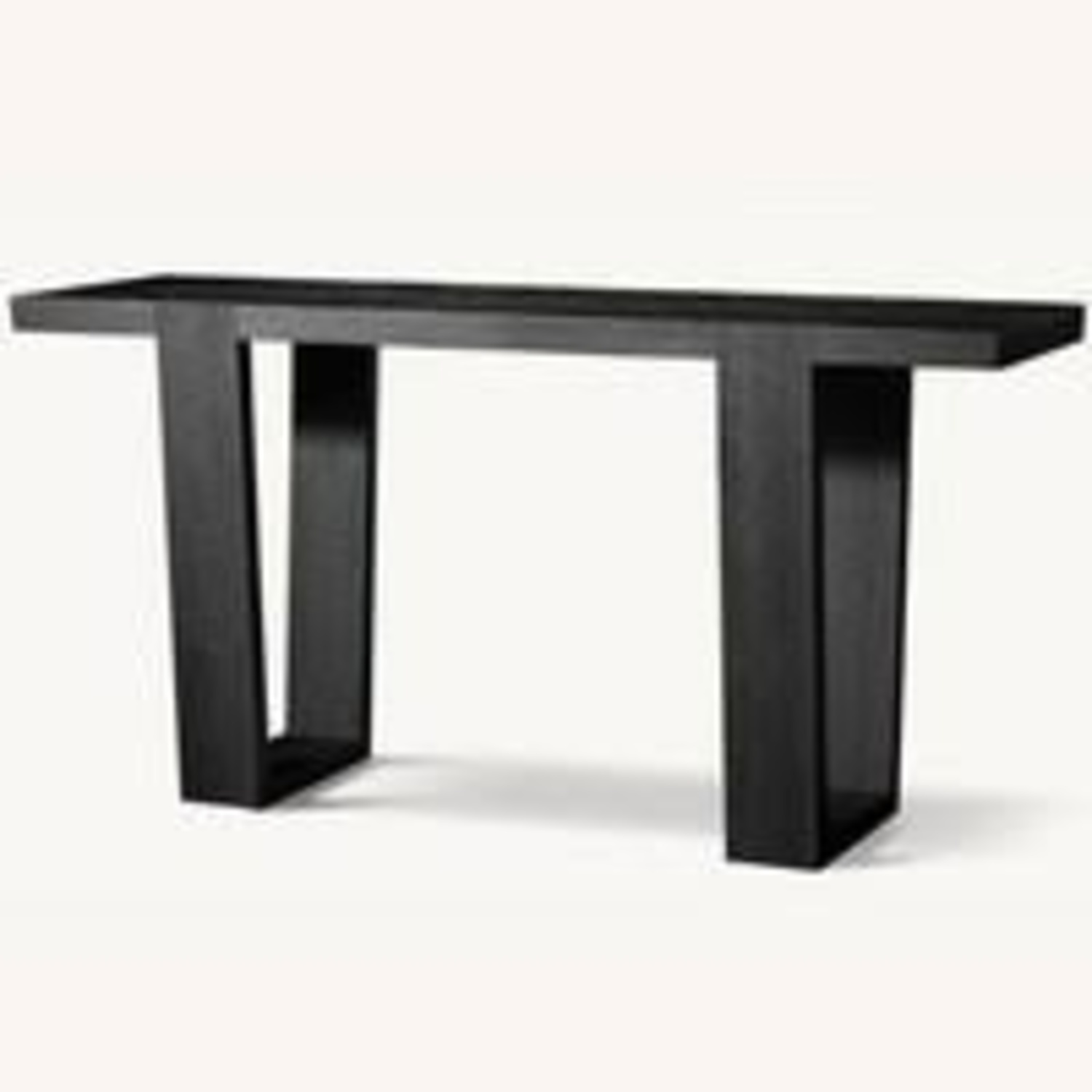 Restoration Hardware Antoccini 60” Dark Brown Side Table - image-7