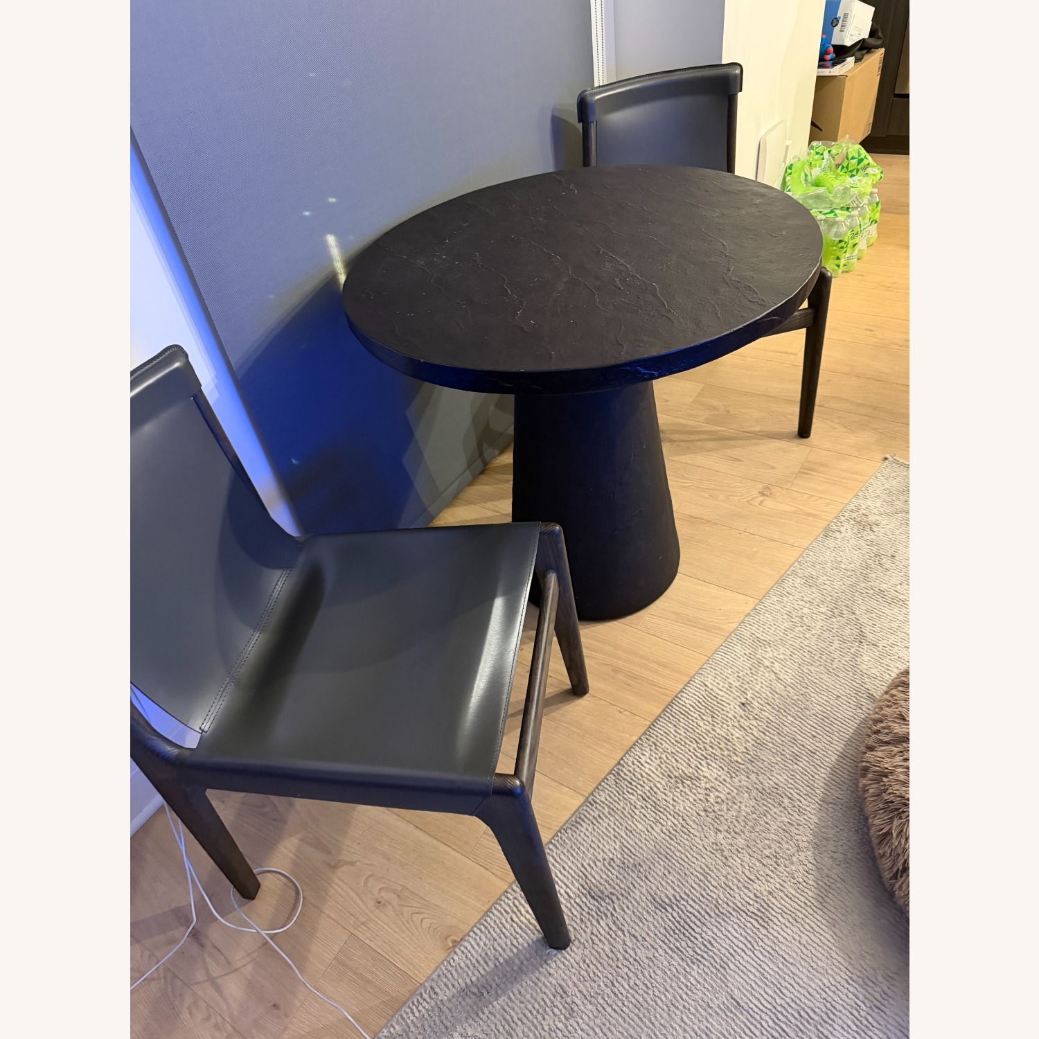 Crate & Barrel Leanne Ford “Willy” 32" Pedestal Dining Table - image-3