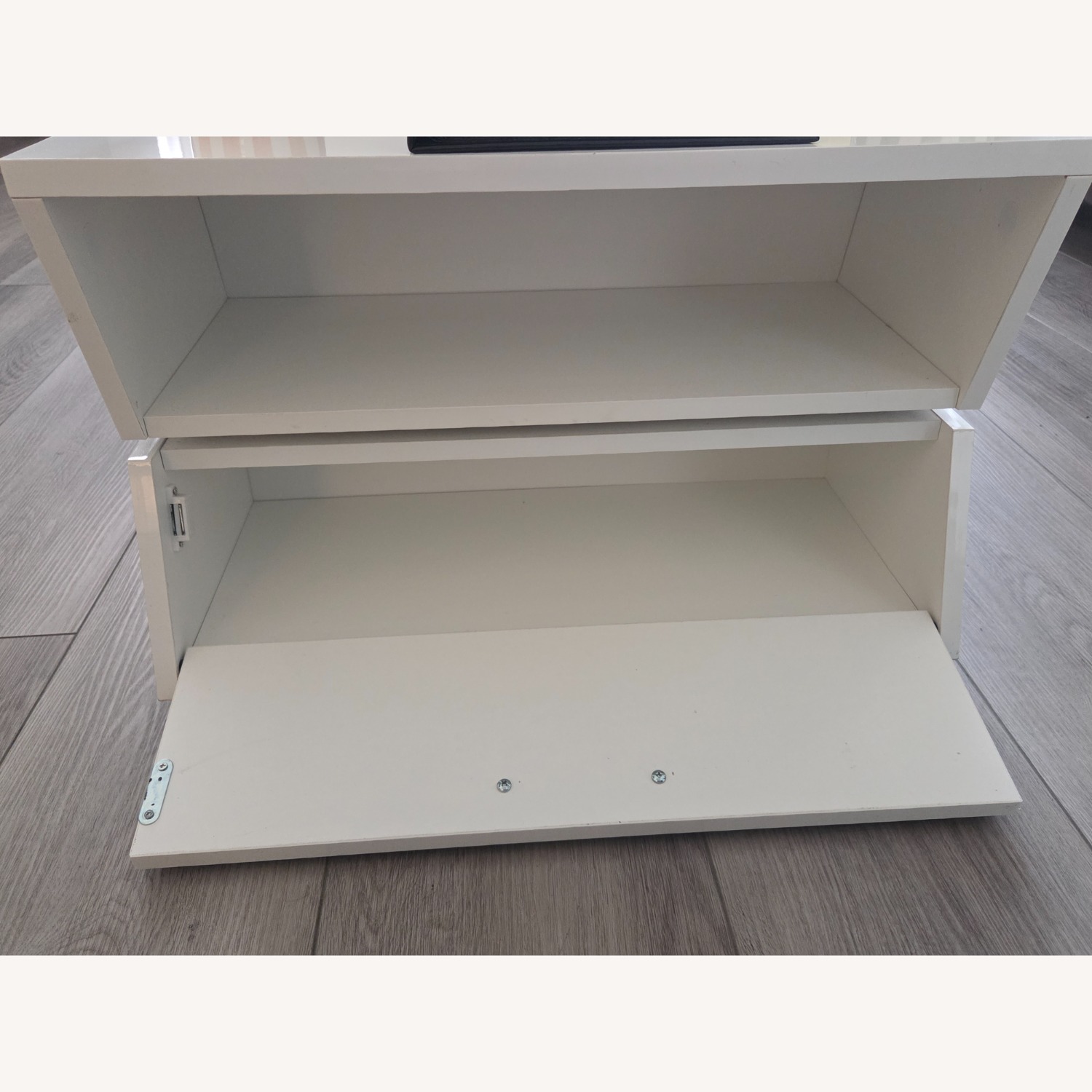 Dark Brown Glass Coffee Table - image-7