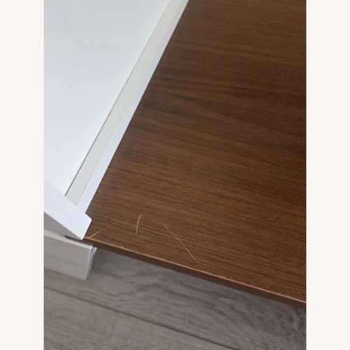 Used Dark Brown Glass Coffee Table for sale on AptDeco